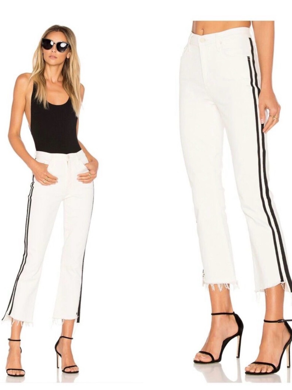 MOTHER Insider Crop Step Fray Jeans- 28